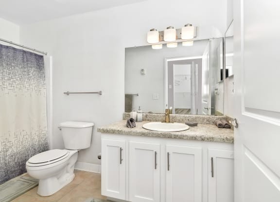 Spacious bathroom at Village Lakes, Florida